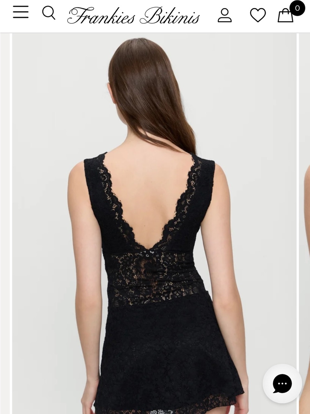 Frankie's Bikinis Moon Dance Lace Mini Dress - Picture 2 of 3